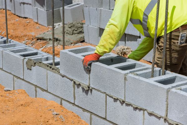 Concrete Blocks Installation in Prescott