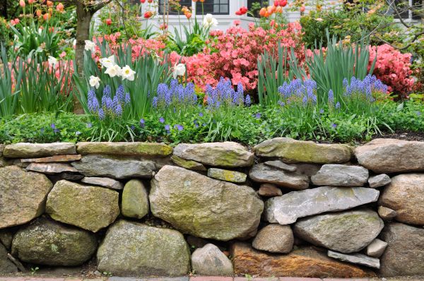 Stone Wall Hardscaping in Prescott