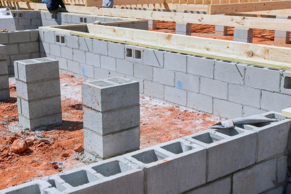 Cement Block Installation in Prescott
