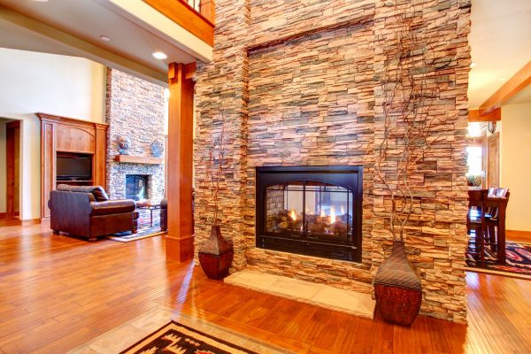 Stone Hearth Installation in Prescott