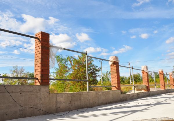 Brick Pillar Installation in Prescott
