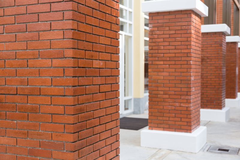 Brick Pillars Installation